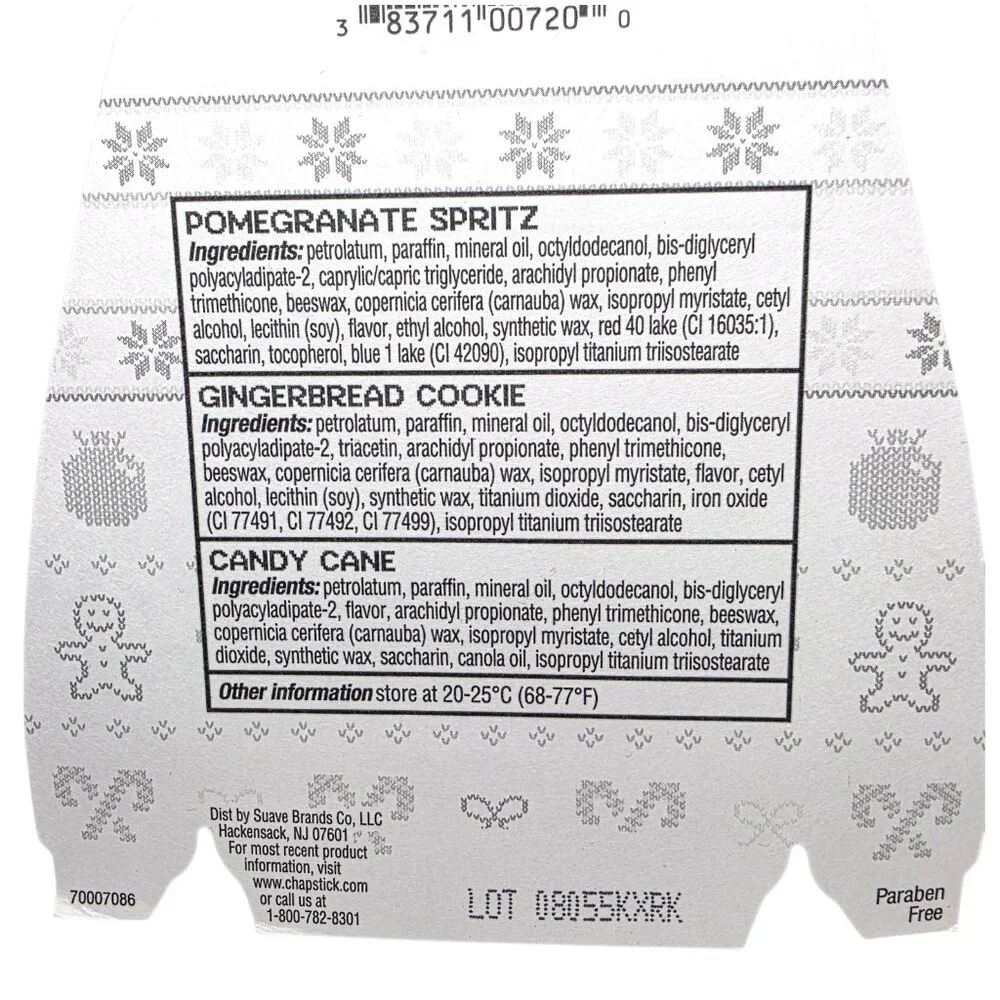 3 Pk (12 Sticks) Chapstick Cozy Comforts Moisturizing Lip Care Limited Edition - Picture 5 of 5